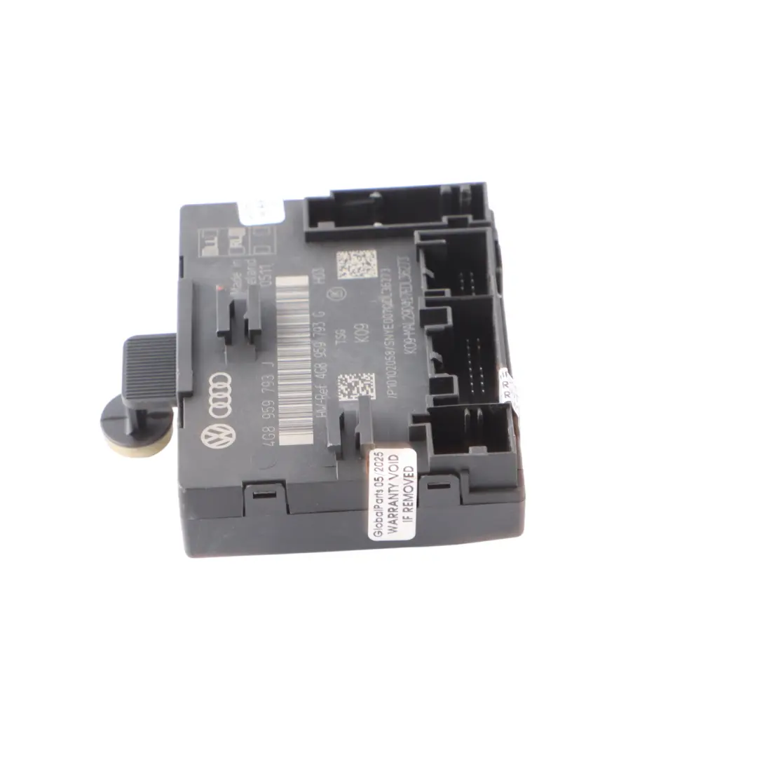 Modulo Porta Unità Di Controllo ECU Anteriore Sinistra per Audi A6 C7 con numero di parte 4G8959793J Audi A6 C7 Modulo Porta Unità Di Controllo ECU Anteriore Sinistra - SKU 4G8959793J - Numero di parte 4G8959793J