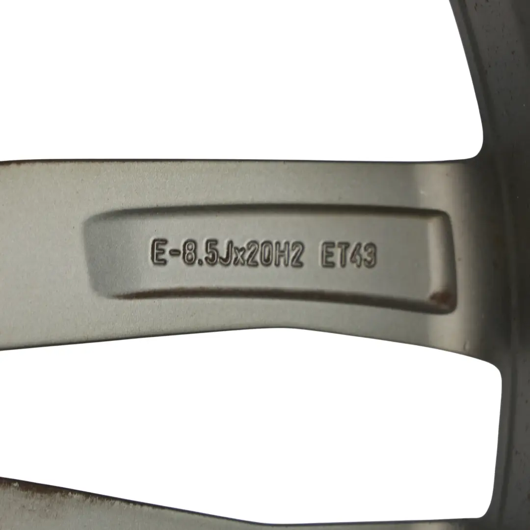 Audi A6 C7 4G Srebrna Felga Aluminiowa 20" 8.5J ET:43 - SKU 4G9601025N-2 - Numer Części 4G9601025N