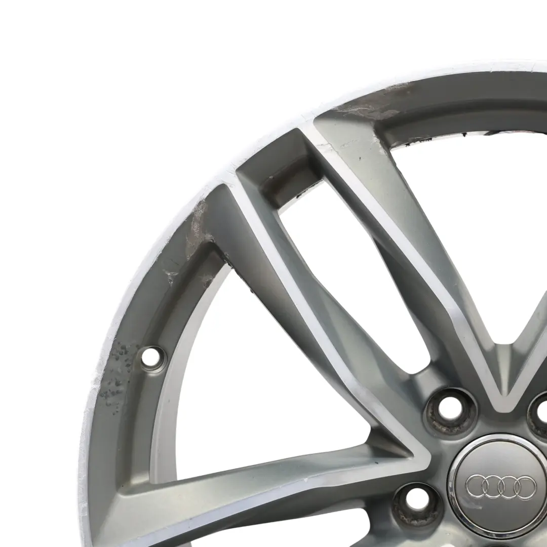 Audi A6 C7 4G Jante Alliage Argent 20" 8.5J ET:43 Double Star Spoke - SKU 4G9601025N-2 - Numéro de pièce 4G9601025N