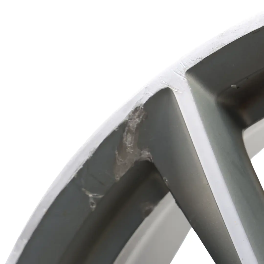 Audi A6 C7 4G Silver Wheel Alloy Rim 20" 8.5J ET:43 Double Star Spoke - SKU 4G9601025N-2 - Part number 4G9601025N