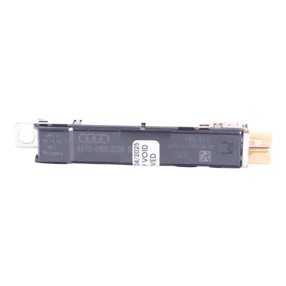 Aerial Antenna Amplifier Diversity 04S to Audi A8 D4 with Part number 4H0035225E Audi A8 D4 Aerial Antenna Amplifier Diversity 04S - SKU 4H0035225E - Part number 4H0035225E
