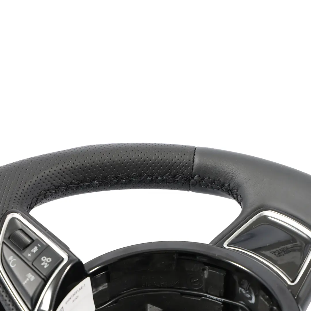 Leather Steering Wheel Paddle Shift to Audi A8 D4 NEW Black with Part number 4H0419091AE Audi A8 D4 NEW Black Leather Steering Wheel Paddle Shift - SKU 4H0419091AE-1 - Part number 4H0419091AE