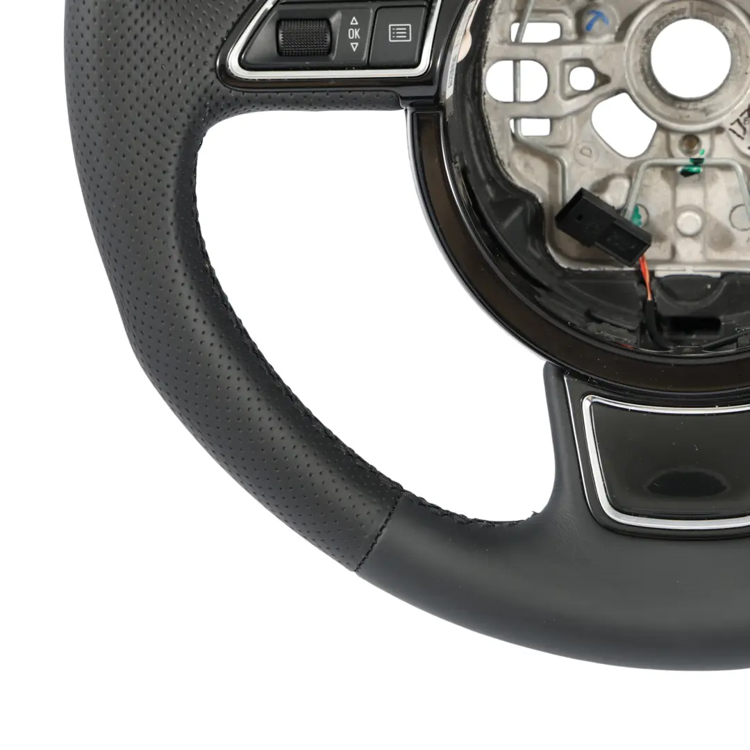 NOUVEAU Volant Cuir Noir Palettes Changement De Vitesse pour Audi A8 D4 à propos du numéro de pièce 4H0419091AE Audi A8 D4 NOUVEAU Volant Cuir Noir Palettes Changement De Vitesse - SKU 4H0419091AE-1 - Numéro de pièce 4H0419091AE