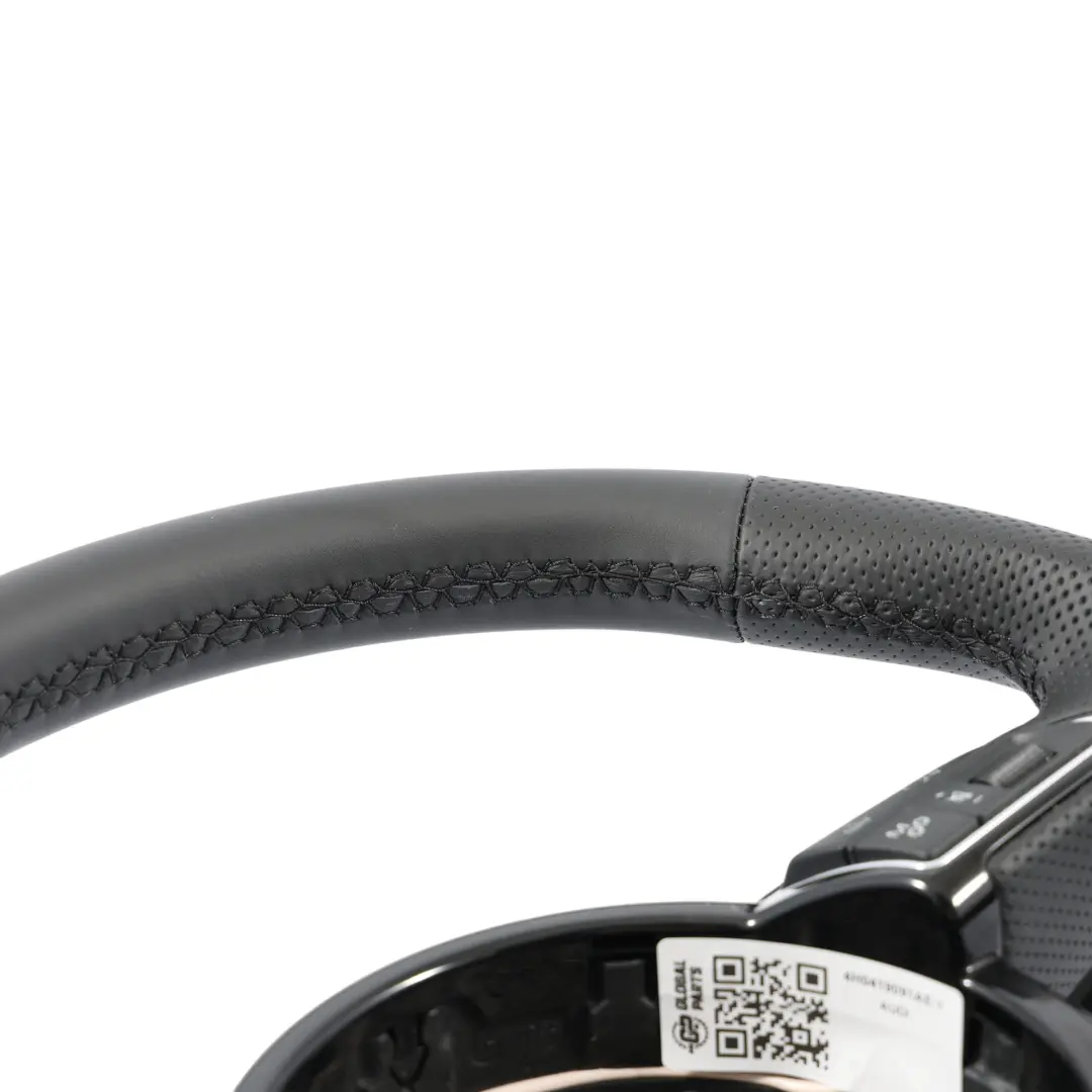 NUOVO Volante In Pelle Nera Cambio al Volante per Audi A8 D4 con numero di parte 4H0419091AE Audi A8 D4 NUOVO Volante In Pelle Nera Cambio al Volante - SKU 4H0419091AE-1 - Numero di parte 4H0419091AE