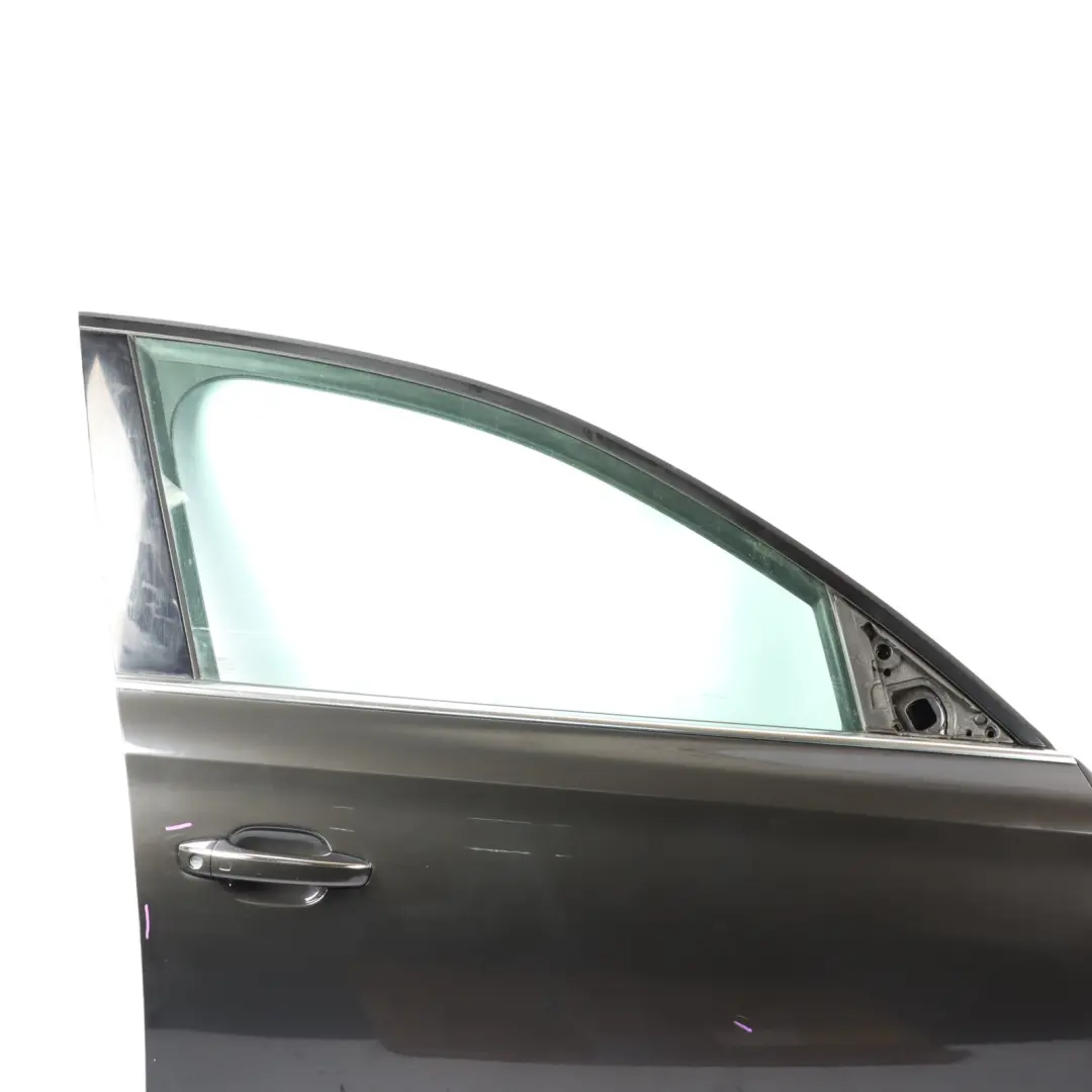 Door Front Right O/S Covering Panel Oolong Grey Metallic - X7U to Audi A8 D4 with Part number 4H0831052B Audi A8 D4 Door Front Right O/S Covering Panel Oolong Grey Metallic - X7U - SKU 4H0831052B-OGR - Part number 4H0831052B