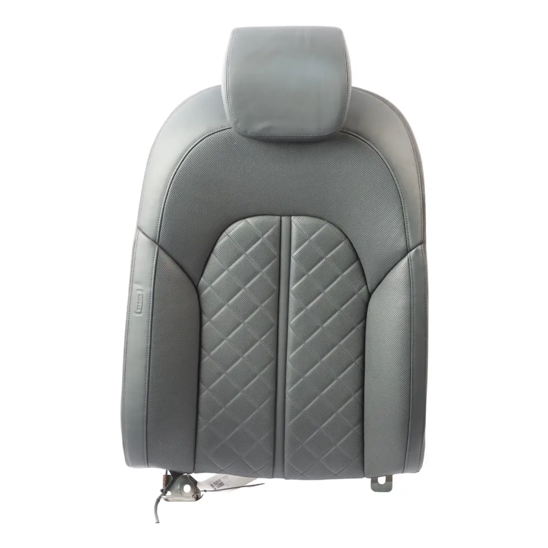 Backrest Right O/S Seat Back Cover Leather Soul Black to Audi A8 D4 Rear Seat with Part number 4H0885806J Audi A8 D4 Rear Seat Backrest Right O/S Seat Back Cover Leather Soul Black - SKU 4H0885806J - Part number 4H0885806J