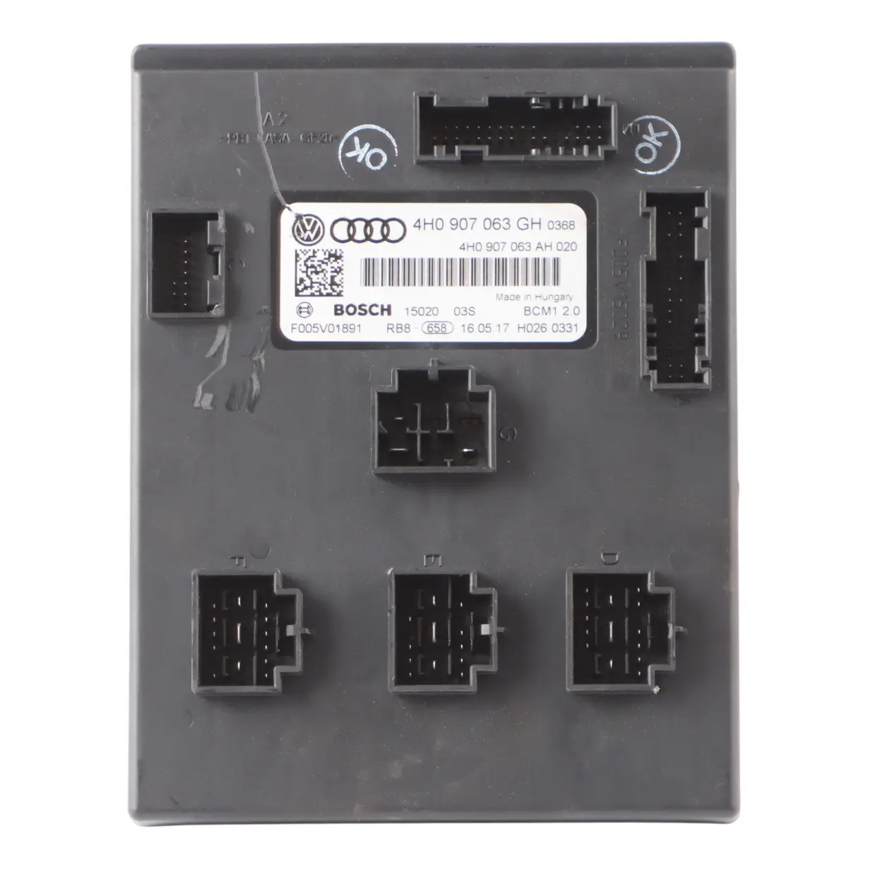 Audi A6 C7 Unidad De Control De La Carrocería BCM Del ECU 4H0907063GH