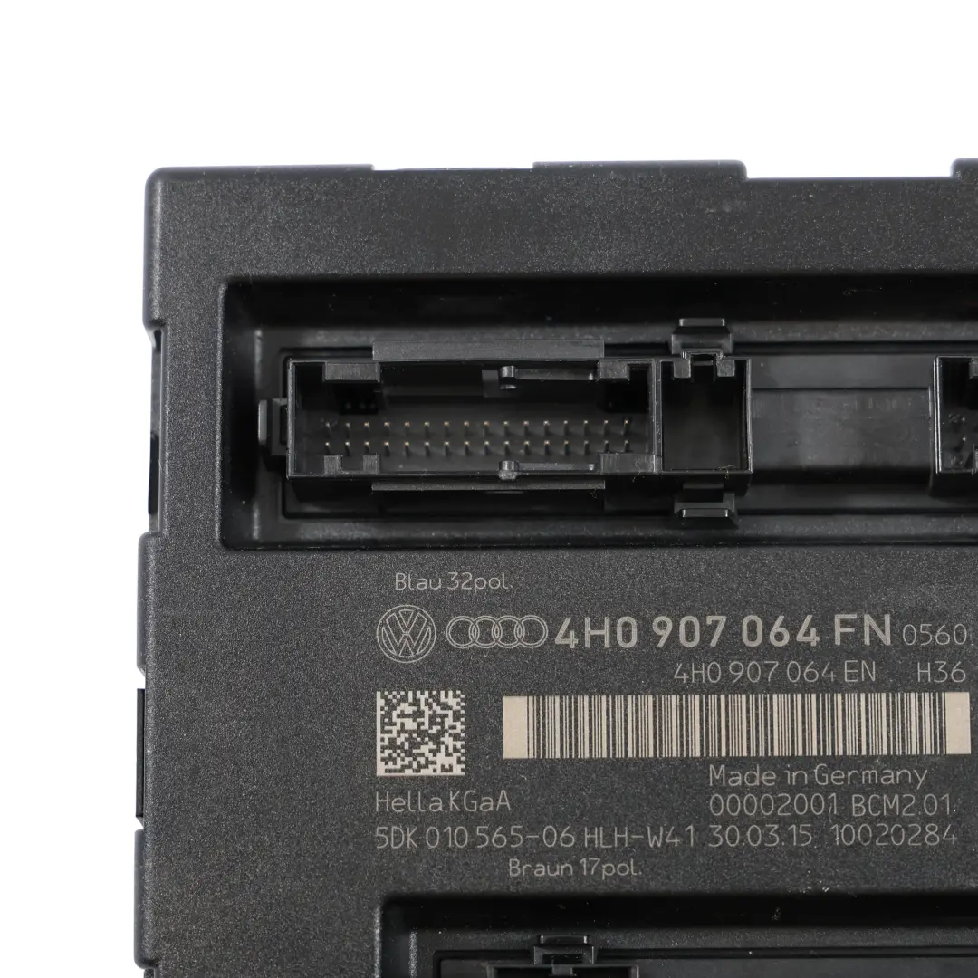 Audi A6 C7 Gateway Modulo Di Controllo Della Carrozzeria ECU - SKU 4H0907064FN - Numero di parte 4H0907064FN