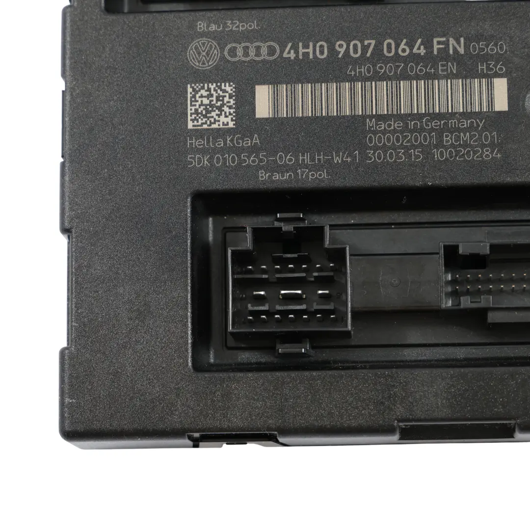 Audi A6 C7 Unidad De Control De La Carrocería Del Módulo Gateway ECU - SKU 4H0907064FN - Número de pieza 4H0907064FN