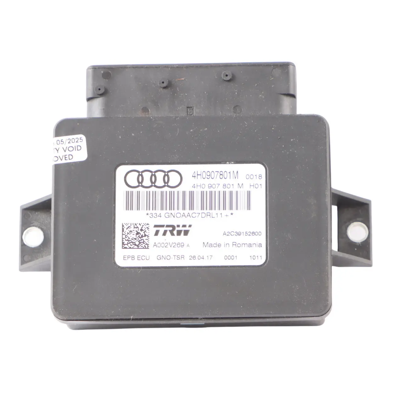 Audi A6 C7 Módulo Freno Estacionamiento Control Actuador Freno Mano 4H0907801M