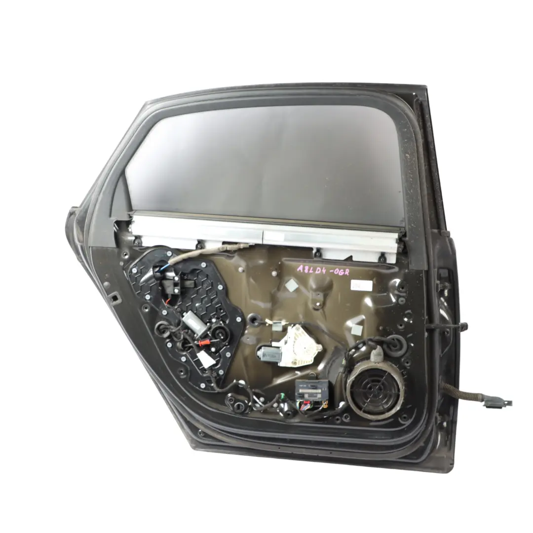 Porta Posteriore Sinistra LWB Passo Lungo Grigio Oolong X7U per Audi A8 4H con numero di parte 4H4833051D Audi A8 4H Porta Posteriore Sinistra LWB Passo Lungo Grigio Oolong X7U - SKU 4H4833051D-OGR - Numero di parte 4H4833051D