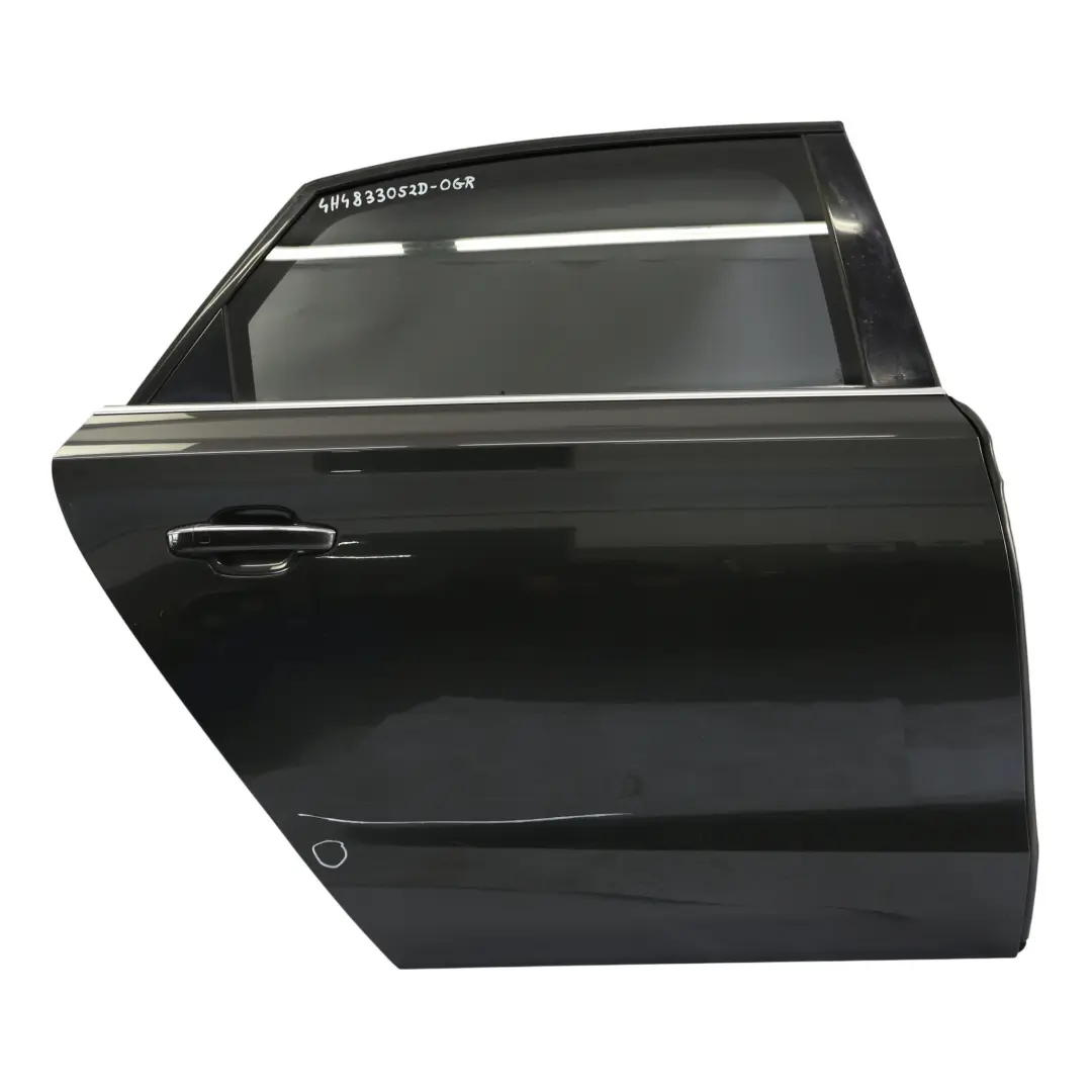 Audi A8 4H Door Rear Right O/S LWB Long Wheelbase Variant Oolong Grey - X7U - SKU 4H4833052D-OGR - Part number 4H4833052D