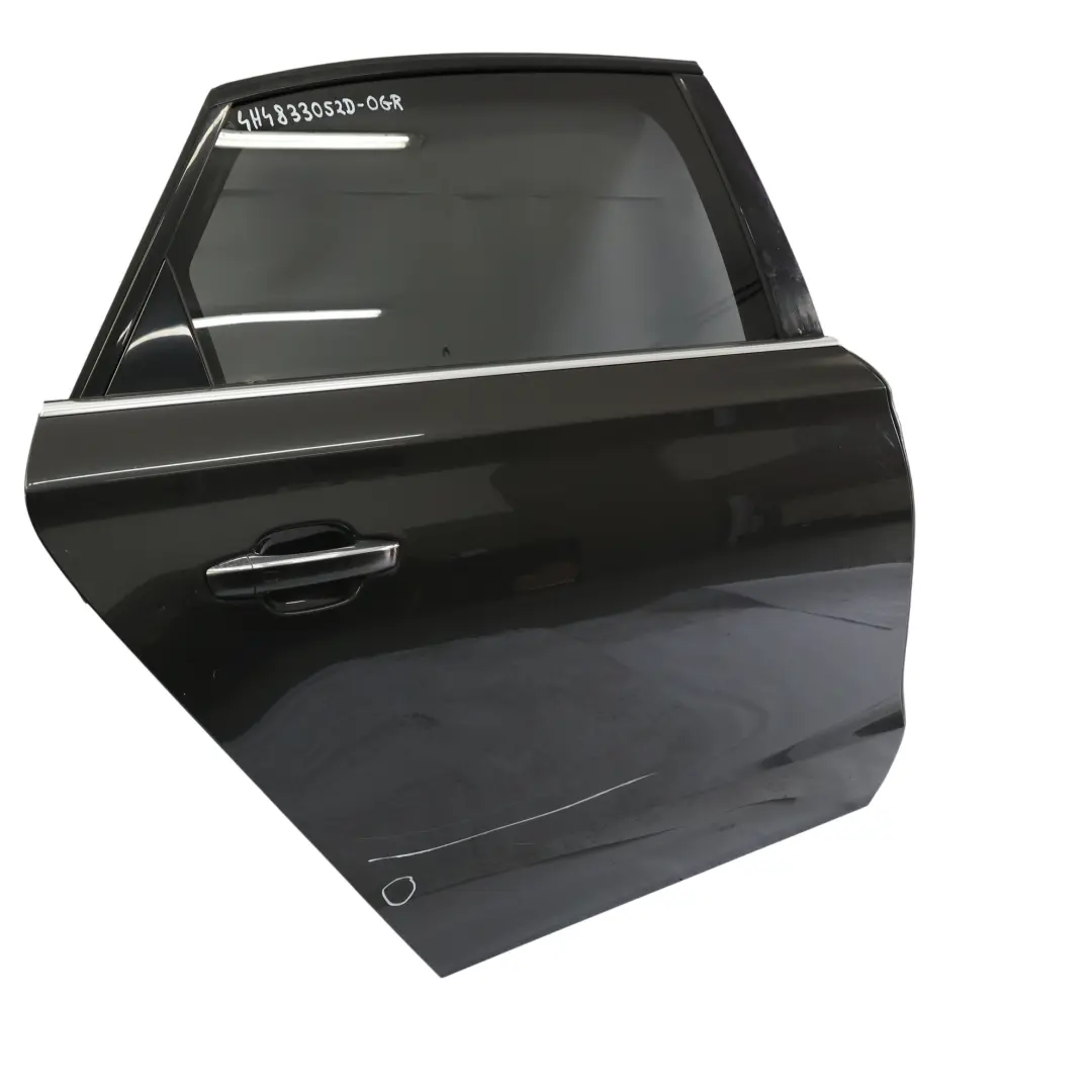 Audi A8 4H Door Rear Right O/S LWB Long Wheelbase Variant Oolong Grey - X7U - SKU 4H4833052D-OGR - Part number 4H4833052D