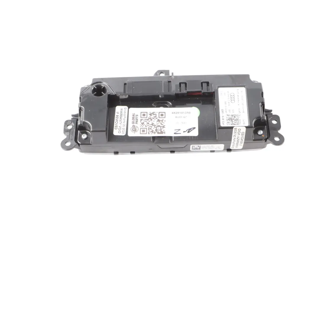 Audi Q7 4M A/C Klimaanlage Bildschirm Display Regulator Schalter - SKU 4K0919158B - Teilenummer 4K0919158B