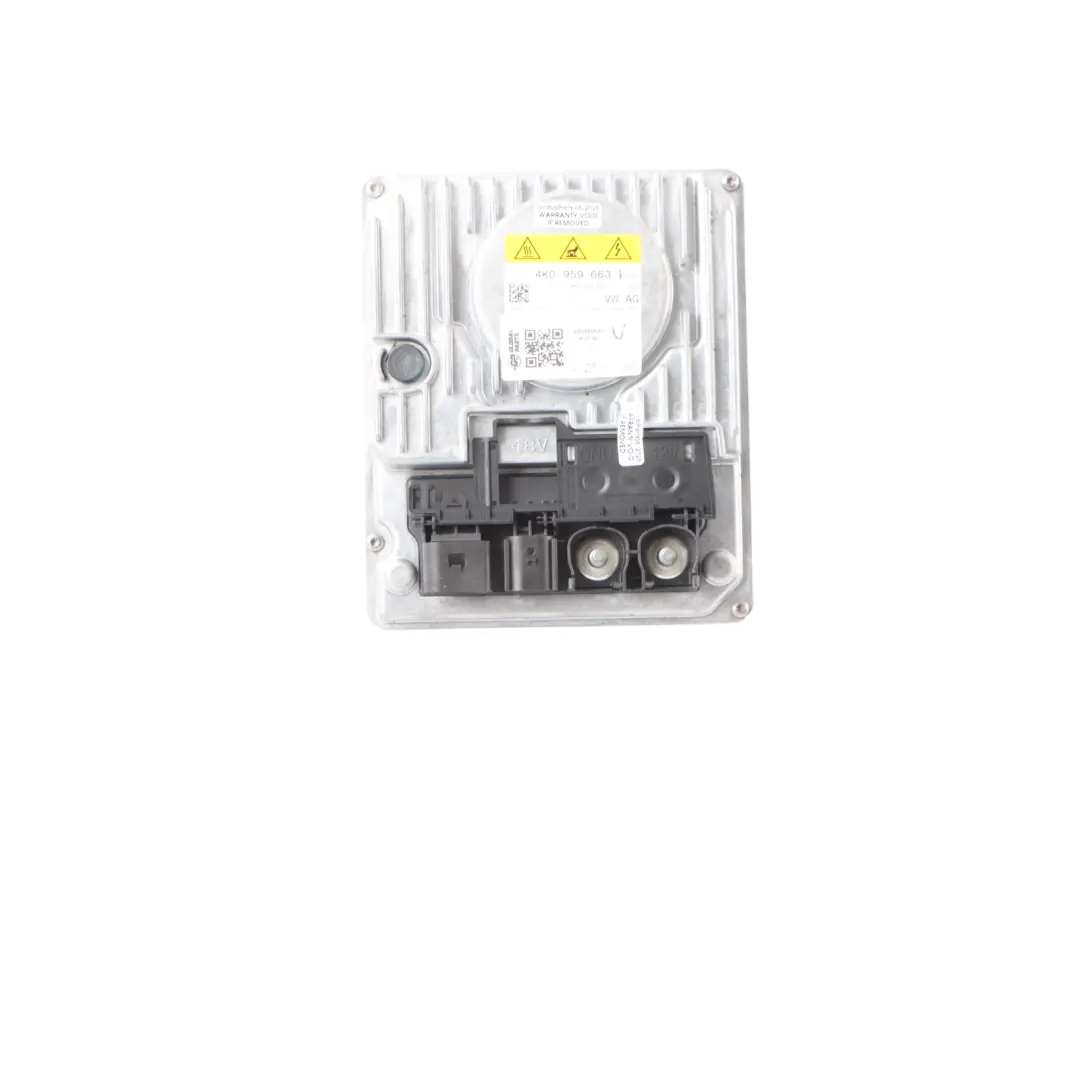 Audi A4 B9 A6 C8 Convertidor Voltaje Estabilizador Módulo ECU - SKU 4K0959663 - Número de pieza 4K0959663
