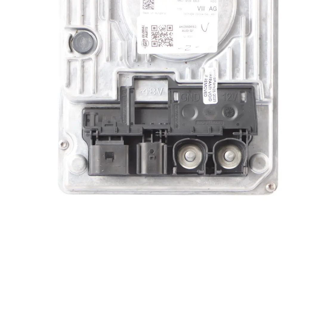 Convertidor Voltaje Estabilizador Módulo ECU para Audi A4 B9 A6 C8 con número de pieza 4K0959663 Audi A4 B9 A6 C8 Convertidor Voltaje Estabilizador Módulo ECU - SKU 4K0959663 - Número de pieza 4K0959663