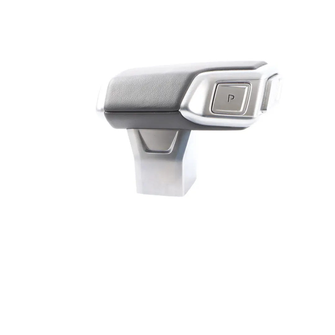 Audi Q7 4M Gear Selector Lever Cover Knob Automatic Leather Black - SKU RHD-4K2713140E - Part number 4K2713140E