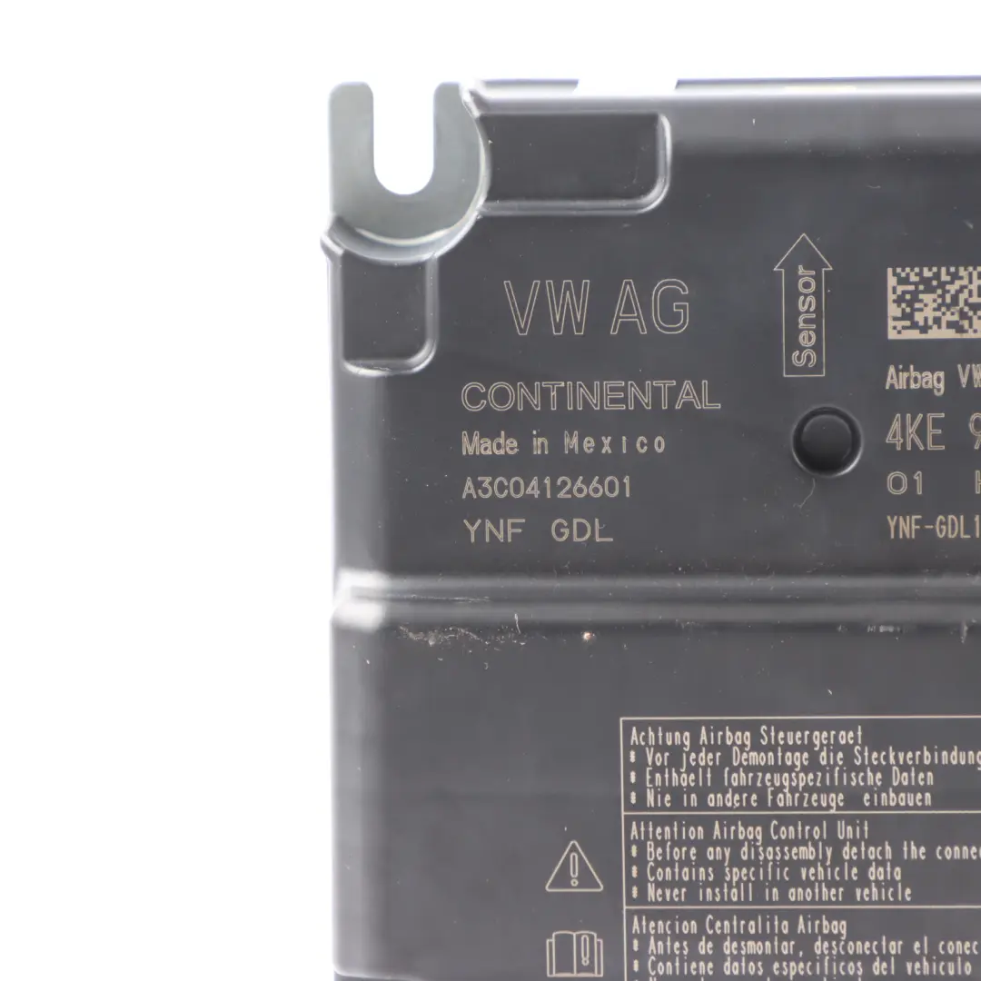 Audi Q7 4M Modulo Aria Unità Controllo ECU SRS Modulo Unità - SKU 4KE959655H - Numero di parte 4KE959655H