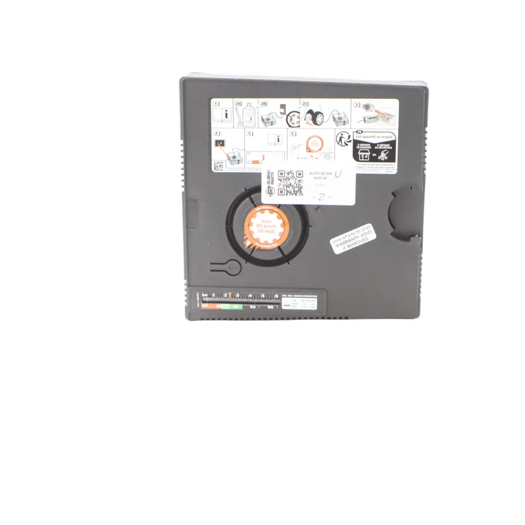 Compressor Audi Q7 Q8 4M VW Touareg 7L Tyre Inflation Air Pump to with Part number 4L0012615A Compressor Audi Q7 Q8 4M VW Touareg 7L Tyre Inflation Air Pump - SKU 4L0012615A - Part number 4L0012615A