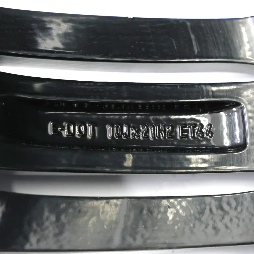 Alloy Wheel Rim 21" Star Spoke 10J ET:44 to Audi Q7 4L Black with Part number 4L0601025BH Audi Q7 4L Black Alloy Wheel Rim 21" Star Spoke 10J ET:44 - SKU 4L0601025BH-8 - Part number 4L0601025BH