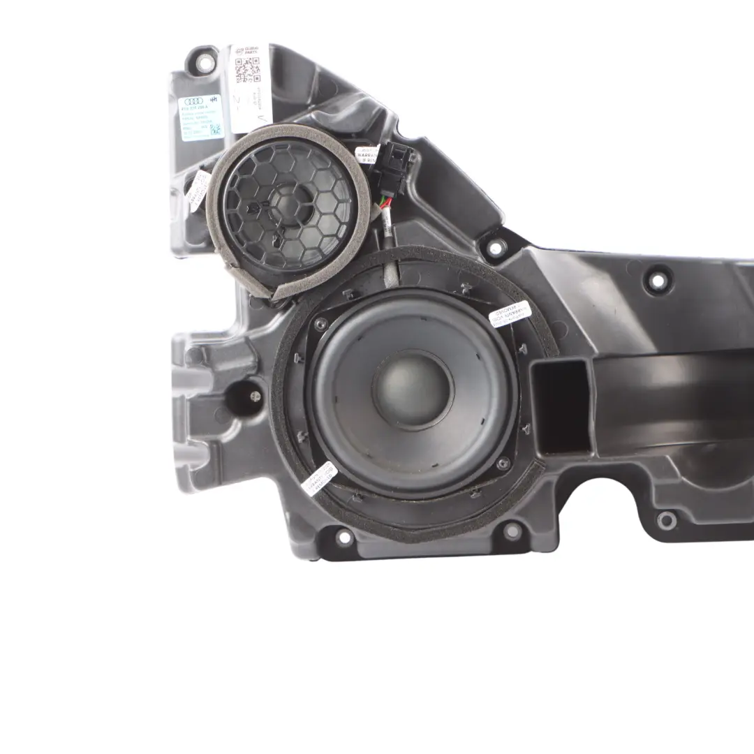 4M Front Door Speaker Loudspeaker Box Right O/S to Audi Q7 with Part number 4M0035298A Audi Q7 4M Front Door Speaker Loudspeaker Box Right O/S - SKU 4M0035298A - Part number 4M0035298A