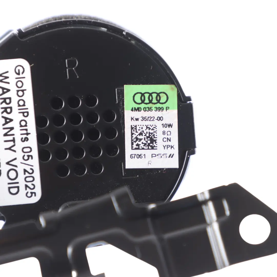 Audi Q7 4M Tweeter Altavoz Pilar A Delantero Derecho - SKU 4M0035399P - Número de pieza 4M0035399P
