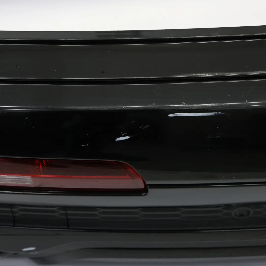 Audi Q7 4M Rear Bumper Trim Panel Covering Mythical Black Metallic - Y9T - SKU 4M0807511-MYB - Part number 4M0807511