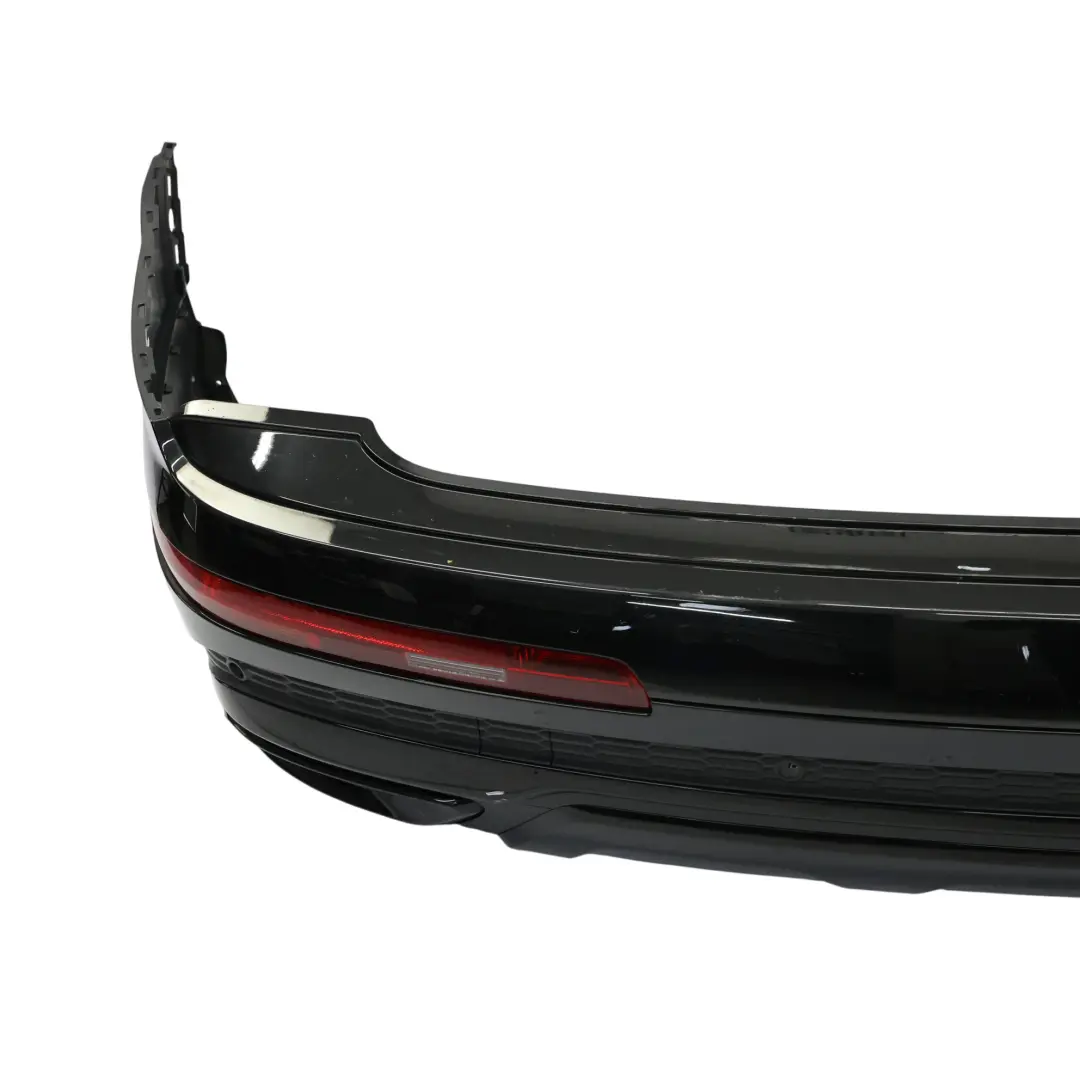 Audi Q7 4M Rear Bumper Trim Panel Covering Mythical Black Metallic - Y9T - SKU 4M0807511-MYB - Part number 4M0807511
