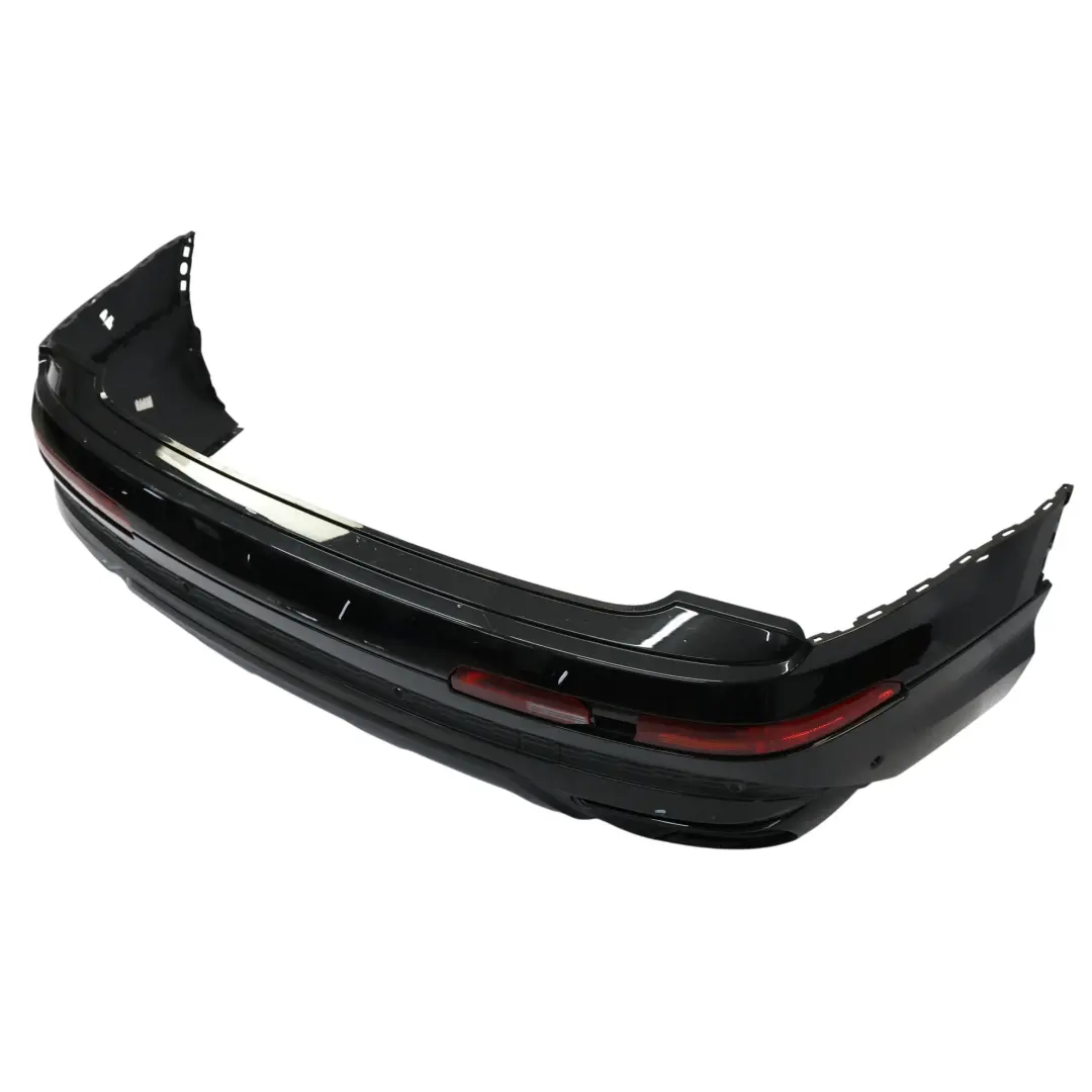 Audi Q7 4M Rear Bumper Trim Panel Covering Mythical Black Metallic - Y9T - SKU 4M0807511-MYB - Part number 4M0807511