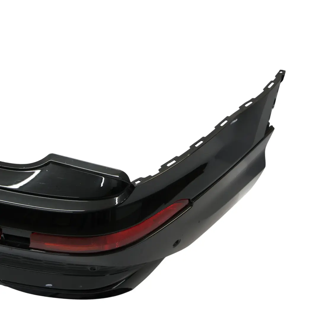 Audi Q7 4M Rear Bumper Trim Panel Covering Mythical Black Metallic - Y9T - SKU 4M0807511-MYB - Part number 4M0807511
