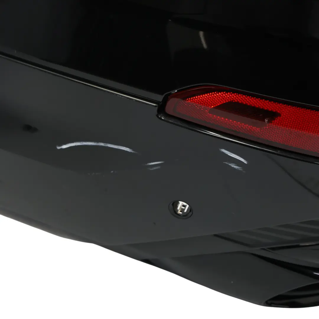Audi Q7 4M Rear Bumper Trim Panel Covering Mythical Black Metallic - Y9T - SKU 4M0807511-MYB - Part number 4M0807511