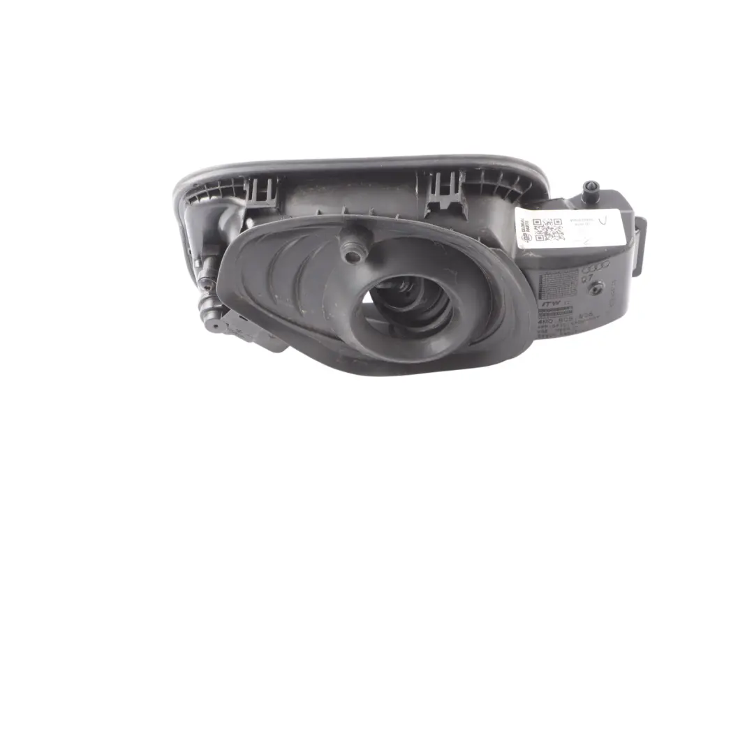 4M Fuel Filler Flap Cover Insert Pot Carrier Mount Housing to Audi Q7 with Part number 4M0809906 Audi Q7 4M Fuel Filler Flap Cover Insert Pot Carrier Mount Housing - SKU 4M0809906 - Part number 4M0809906