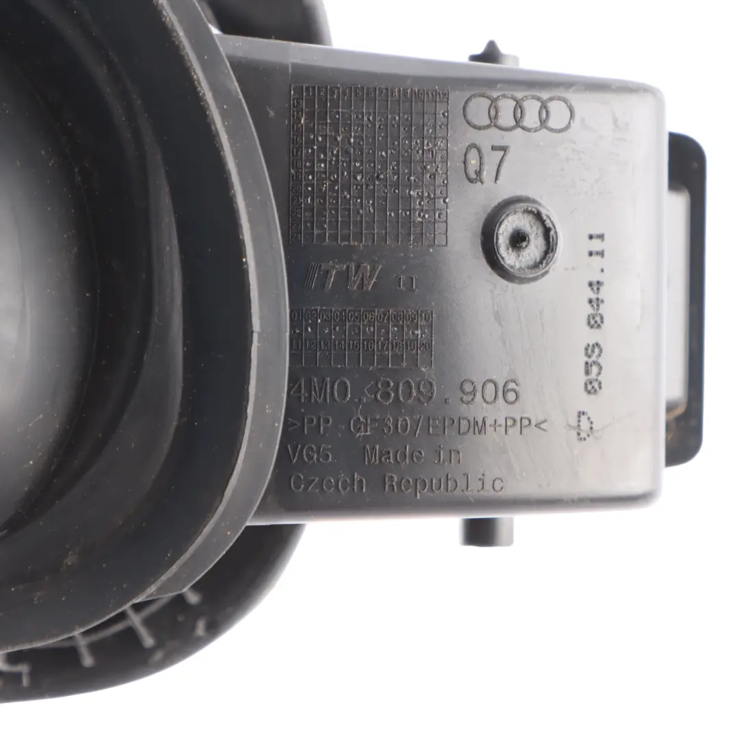 4M Fuel Filler Flap Cover Insert Pot Carrier Mount Housing to Audi Q7 with Part number 4M0809906D Audi Q7 4M Fuel Filler Flap Cover Insert Pot Carrier Mount Housing - SKU 4M0809906D - Part number 4M0809906D