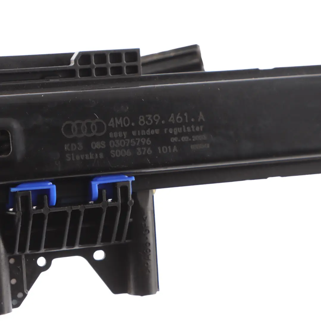 4M Window Lifter Rear Door Left N/S Regulator Mechanism to Audi Q7 with Part number 4M0839461A Audi Q7 4M Window Lifter Rear Door Left N/S Regulator Mechanism - SKU 4M0839461A - Part number 4M0839461A