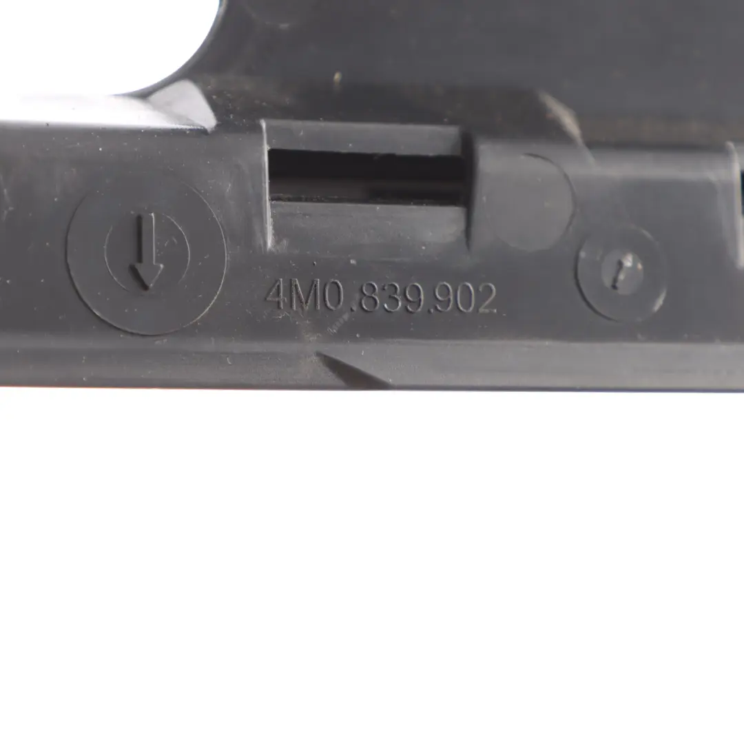 Audi Q7 4M Rear Door B-Pillar Column Trim Panel Right O/S Black - SKU 4M0839902 - Part number 4M0839902