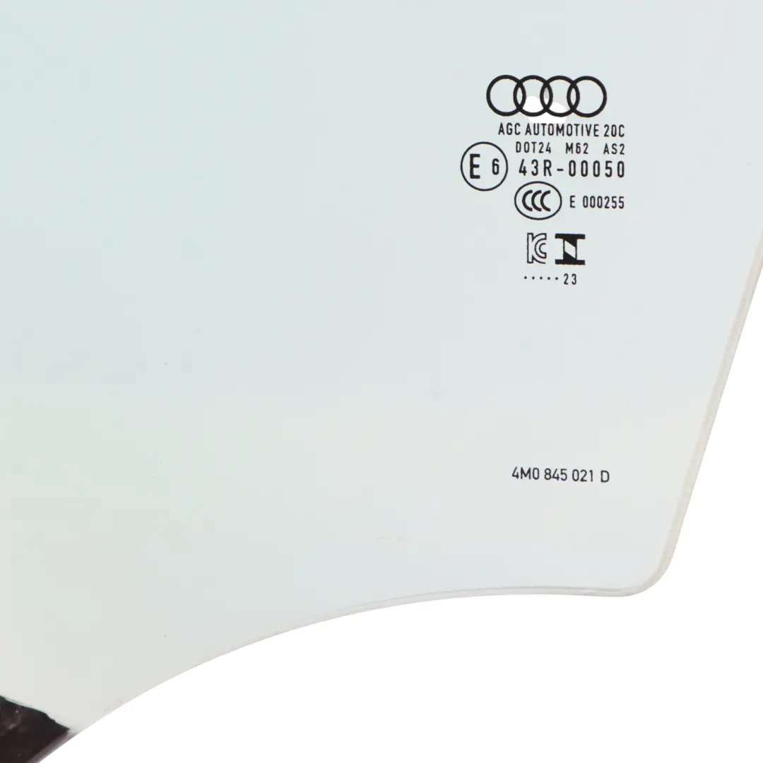 Audi Q7 4M Side Window Door Front Left N/S Window Glass AS2 - SKU 4M0845021D - Part number 4M0845021D