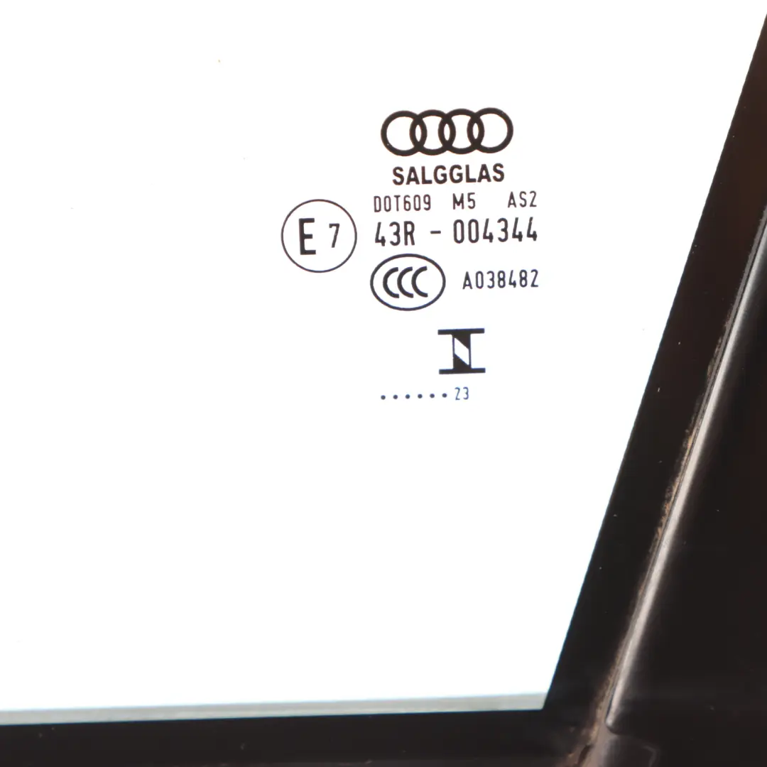 4M Triangle Window Front Door Left Side N/S Glass AS2 to Audi Q7 with Part number 4M0845113C Audi Q7 4M Triangle Window Front Door Left Side N/S Glass AS2 - SKU 4M0845113C - Part number 4M0845113C