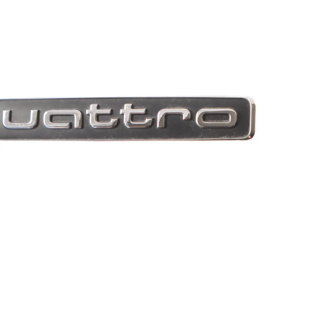 4M Emblema Logotipo Letras Tapa Maletero Quattro para Audi Q7 con número de pieza 4M0853737 Audi Q7 4M Emblema Logotipo Letras Tapa Maletero Quattro - SKU 4M0853737 - Número de pieza 4M0853737