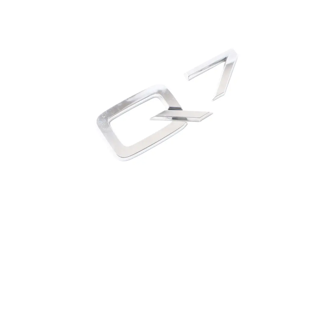 Audi Q7 4M Rear Hatch Trunk Lid Boot Badge Lettering Emblem Q7 Chrome - SKU 4M0853741 - Part number 4M0853741