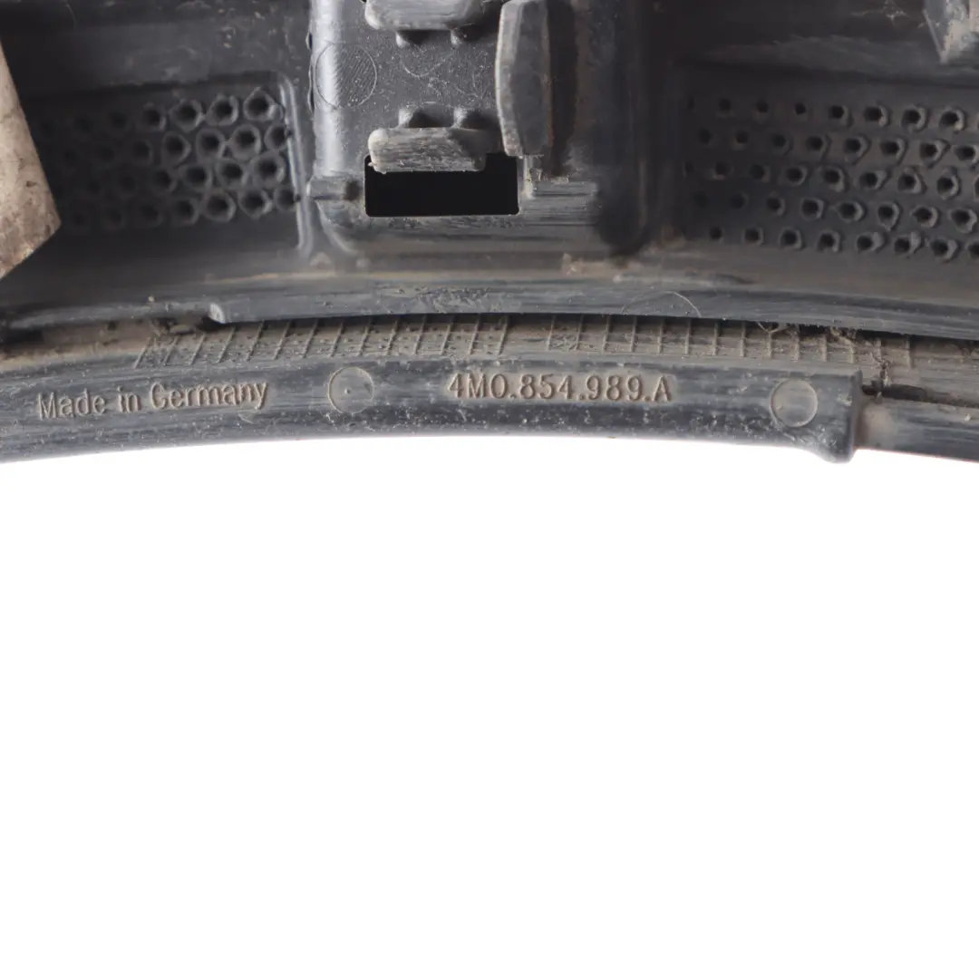 4M Wheel Arch Cover Rear Left N/S Trim Strip Mythical Black Metallic Y9T to Audi Q7 with Part number 4M0853817H Audi Q7 4M Wheel Arch Cover Rear Left N/S Trim Strip Mythical Black Metallic Y9T - SKU 4M0853817H-MYB - Part number 4M0853817H