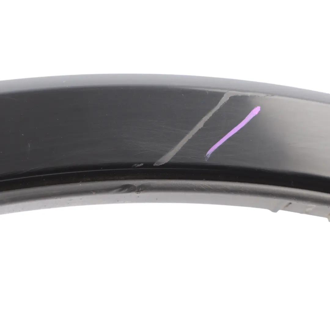 Audi Q7 4M Wheel Arch Cover Rear Left N/S Trim Strip Mythical Black Metallic Y9T - SKU 4M0853817H-MYB - Part number 4M0853817H