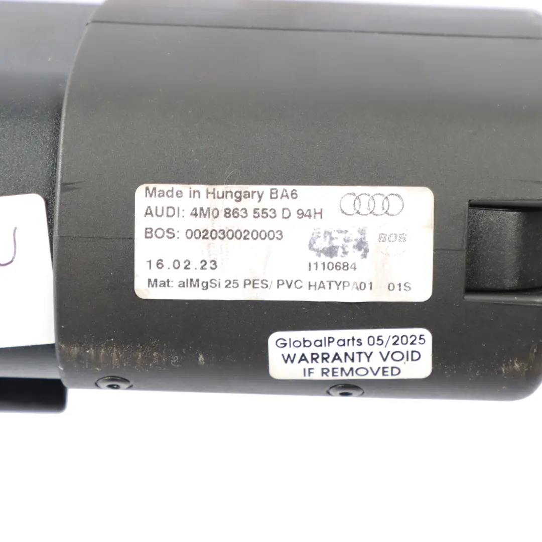 Audi Q7 4M Rear Window Parcel Trunk Shelf Load Trim Panel Cover - SKU 4M0863553D - Part number 4M0863553D