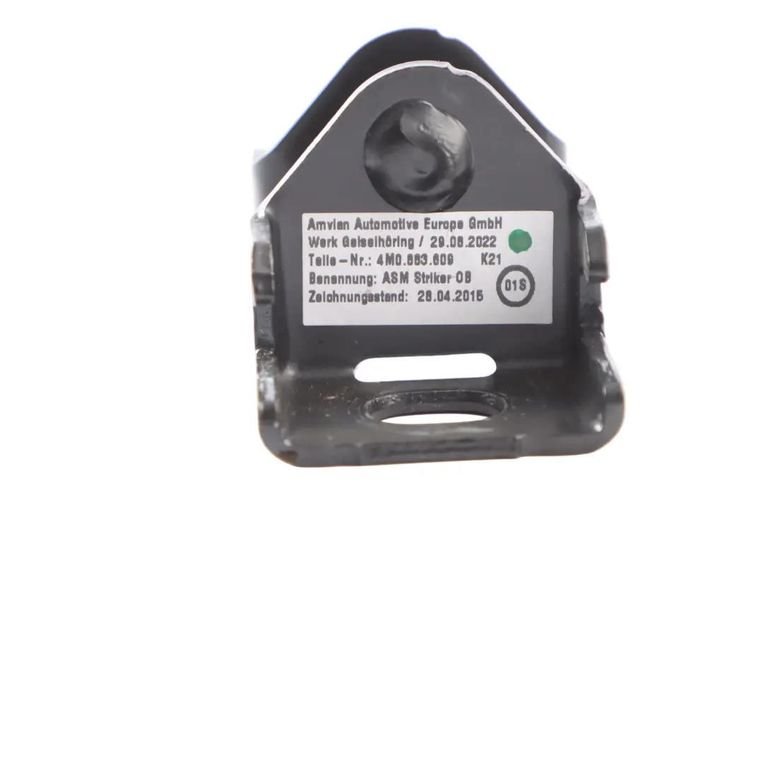 4M Hinten Sitz Schloss Verriegelung Fang-Striker Platte Außen für Audi Q7 mit Teilenummer 4M0883609 Audi Q7 4M Hinten Sitz Schloss Verriegelung Fang-Striker Platte Außen - SKU 4M0883609 - Teilenummer 4M0883609