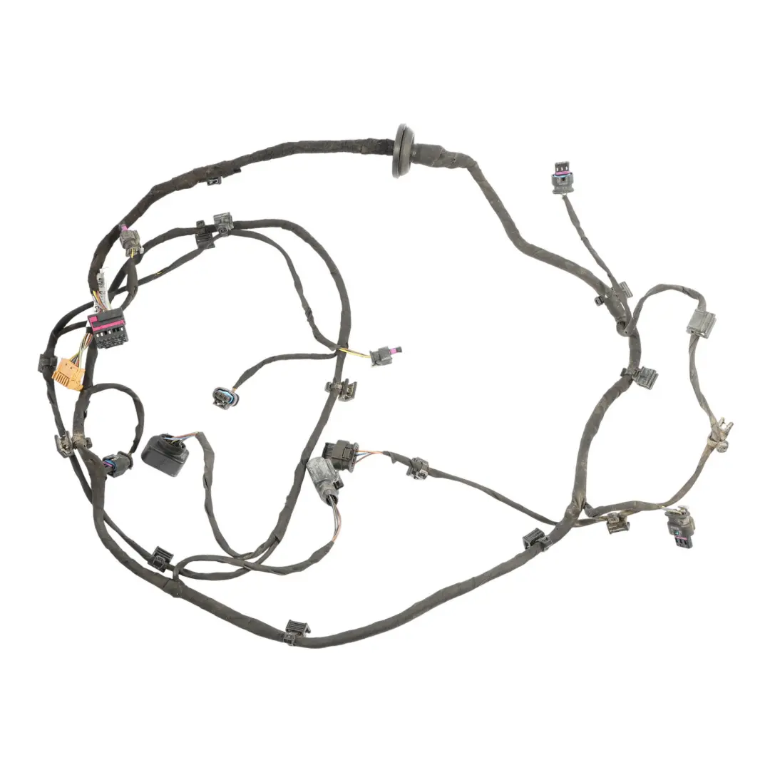 Audi Q7 4M Rear Bumper PDC Parking Sensor Wiring Harness Loom - SKU 4M0971104CB - Part number 4M0971104CB
