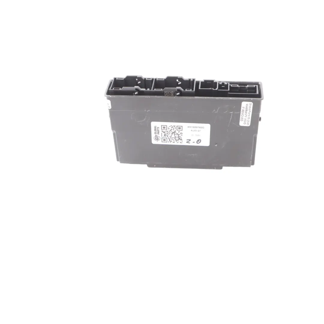 Audi Q7 4M Controllo Modulo Pneumatico Terzo Sedile Posteriore - SKU 4M1959760G - Numero di parte 4M1959760G