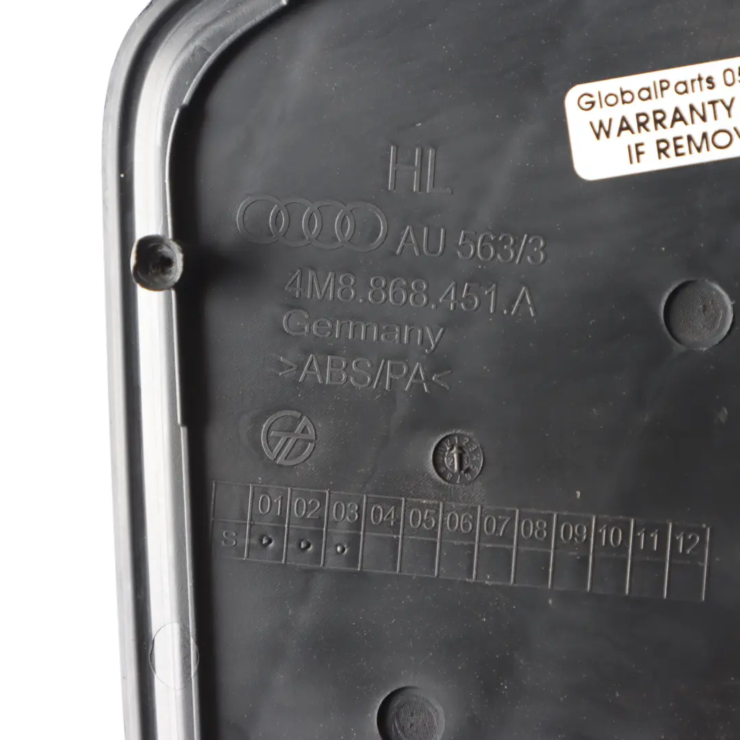 4M Rear Door Speaker Cover Panel Trim Bang&Olufsen Left N/S to Audi Q7 with Part number 4M8868451A Audi Q7 4M Rear Door Speaker Cover Panel Trim Bang&Olufsen Left N/S - SKU 4M8868451A - Part number 4M8868451A