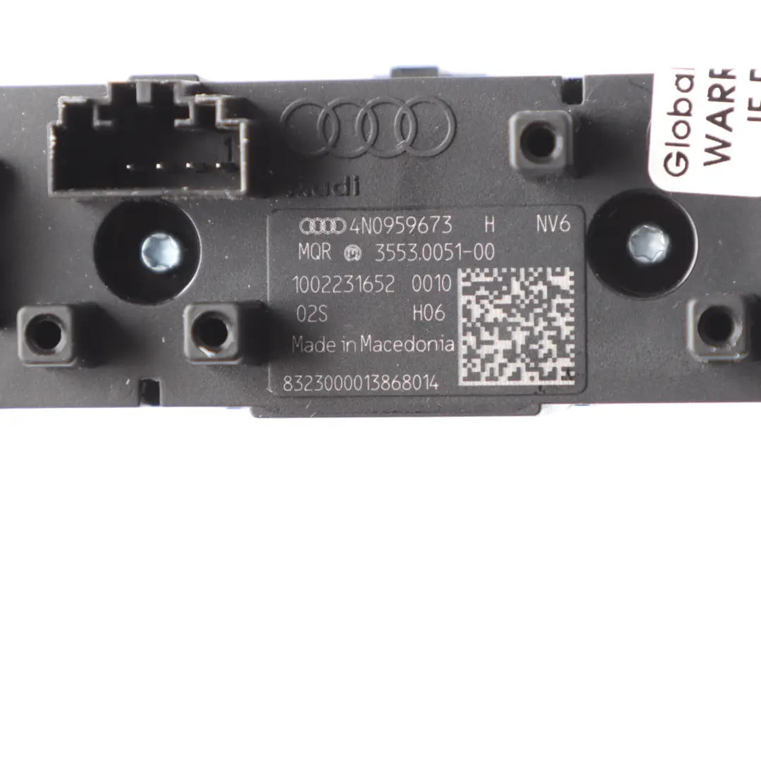 4M Parking Park Assist Button Switch Panel Unit to Audi Q7 with Part number 4N0959673 Audi Q7 4M Parking Park Assist Button Switch Panel Unit - SKU 4N0959673H - Part number 4N0959673