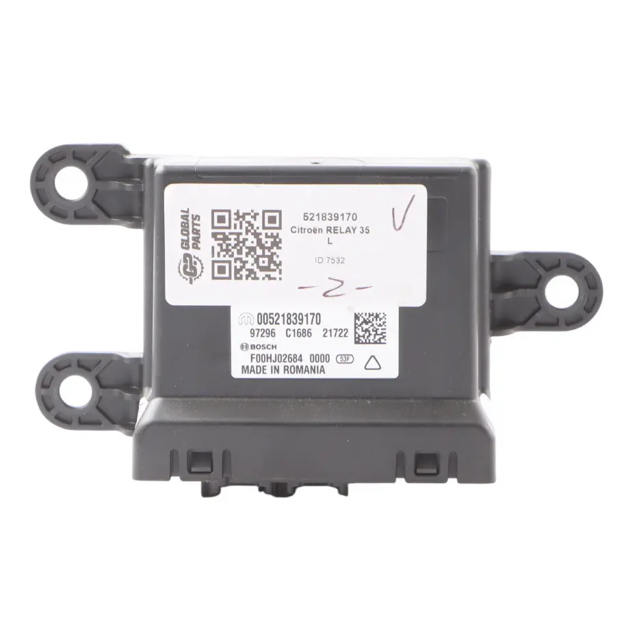 Citroen Relay III Parking Sensor Control Module Unit to with Part number 521839170 Citroen Relay III Parking Sensor Control Module Unit - SKU 521839170 - Part number 521839170