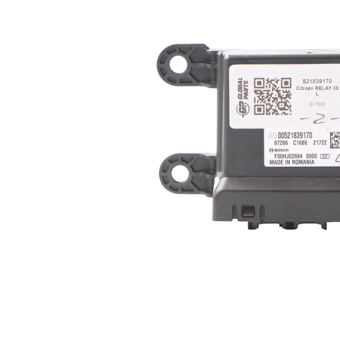 Module Unité Contrôle Capteur Stationnement pour Citroën Relay III à propos du numéro de pièce 521839170 Citroën Relay III Module Unité Contrôle Capteur Stationnement - SKU 521839170 - Numéro de pièce 521839170