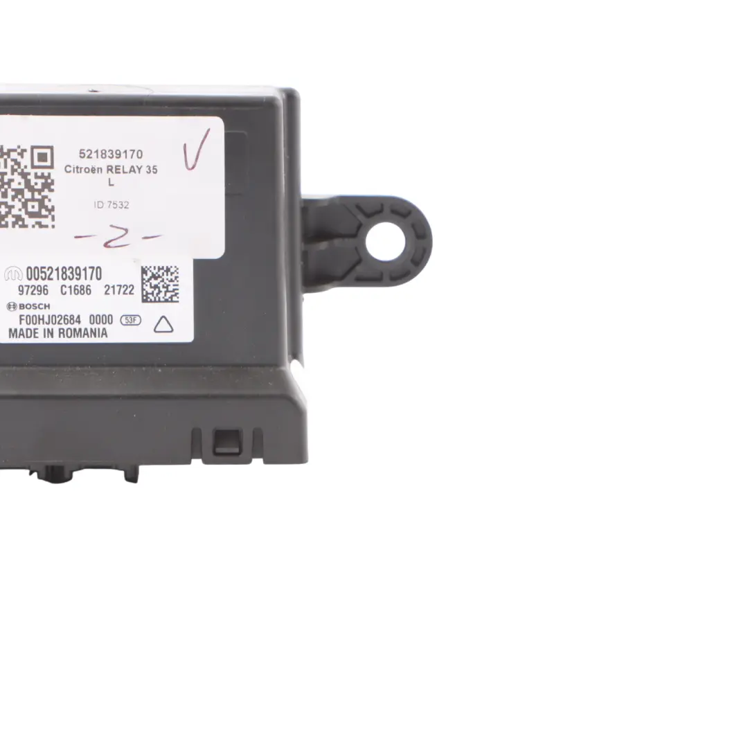  Citroen Relay III Parking Sensor Control Module Unit - SKU 521839170 - Part number 521839170